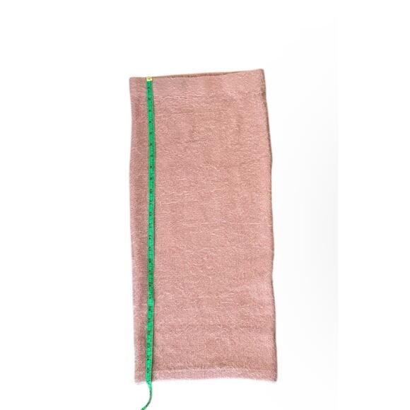 Lulus Curated Women Salmon Pink Slim Midi Skirt Small - Picture 4 of 4